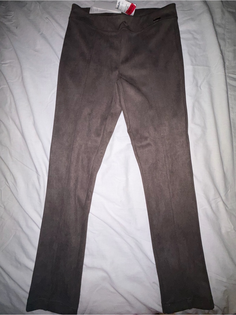 Brown Slim-Fit Pants